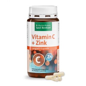 Vitamin C + CINK kapsule z dolgim delovanjem - Sanct Bernhard, (180 kps)125g prehrasnko dopolnilo