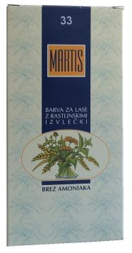 Barva za lase - 33 bakreno rdeča svetlo kostanjeva