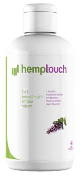 Konopljin šampon in gel za prhanje - Hemptouch