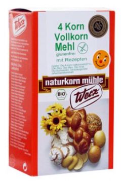 4 žitna polnozrnata moka brez glutena - WERZ