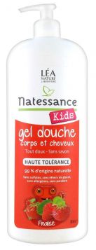 Otroški šampon in gel za prhanje jagoda - Natessance