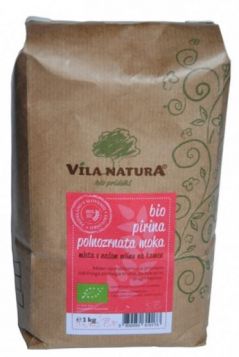 Bio pirina polnozrnata moka - Vila natura, 1000g
