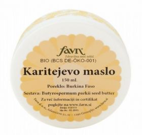 Ekološko karitejevo maslo - FAVN, 150ml