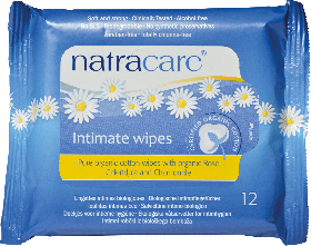 Biološki bombažni higienski robčki - 12 kom, NATRACARE