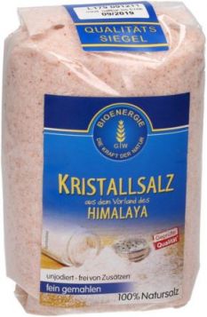 Himalajska sol mleta - Bioenergie Wagner, 1 kg