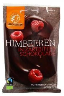 Maline oblite s čokolado