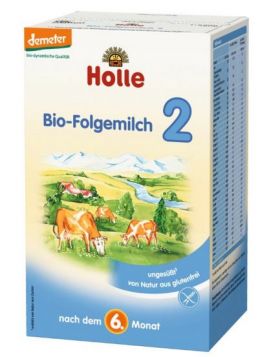 Otroška hrana - bio nadaljevalno mleko v prahu 2 po 6. mesecu (demeter) - HOLLE, 600g