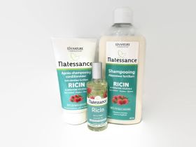 Paket zanjo - Ricinusovo olje, šampon in balzam - Natessance