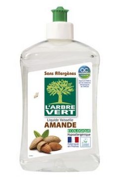 Sredstvo za pomivanje posode, mandelj - L'ARBRE VERT, 500ml
