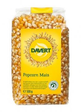 Koruza za popcorn - kokice BIO - Davert, 500g