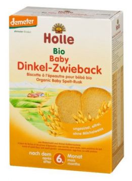 Otroška hrana - bio pirin prepečenec po 6.mesecu (demeter) - HOLLE, 200g