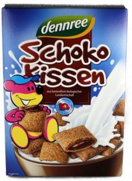 Čokoladne blazinice s temno čokolado bio