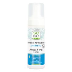 Čistilna pena za obraz s čajevcem - SO’BiO étic, 150 ml
