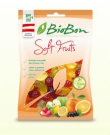 Bonboni sadni - brez želatine - BIOBON, 100g 