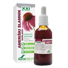 Ameriški slamnik XXL brezalkoholne kapljice - Soria Natural, 50ml