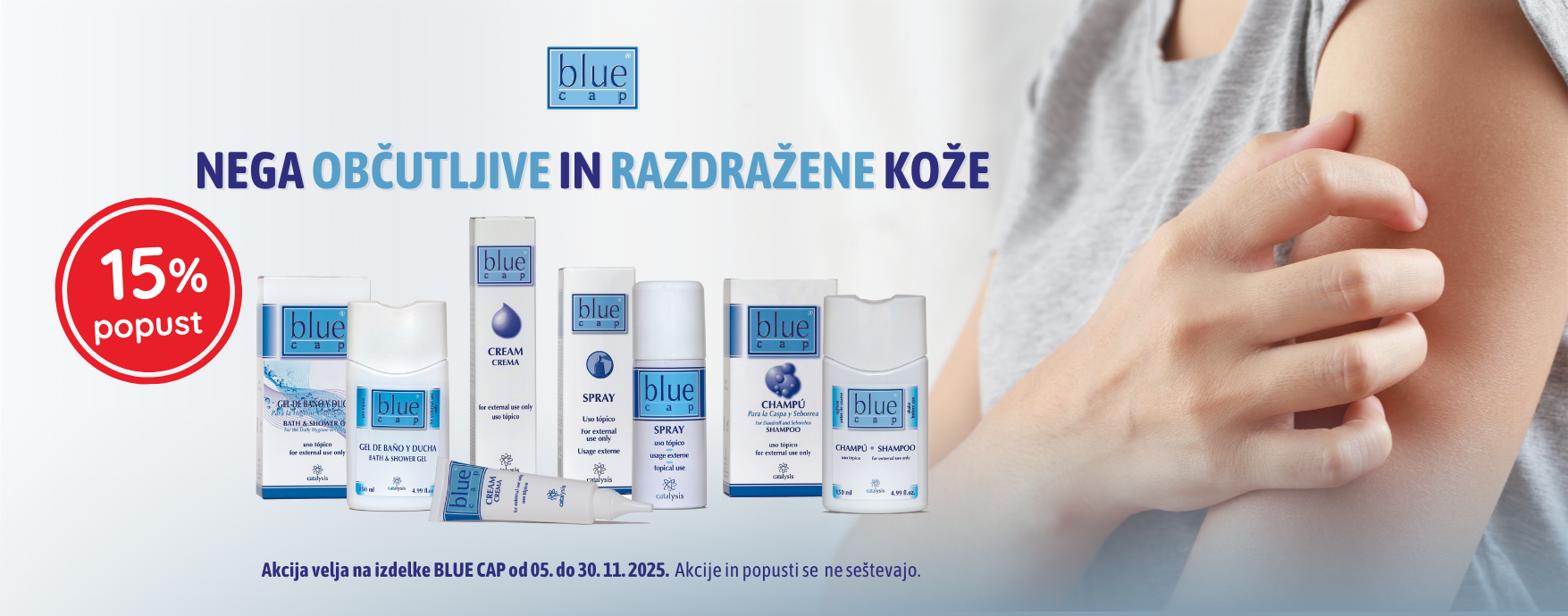 Blue cap akcija